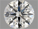Natural Diamond 0.41 Carats, Round with Excellent Cut, G Color, SI2 Clarity and Certified by GIA