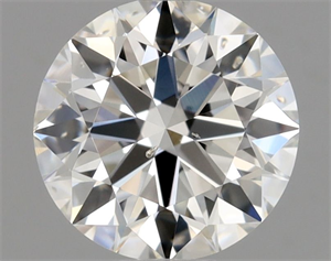 Picture of Natural Diamond 0.41 Carats, Round with Excellent Cut, G Color, SI2 Clarity and Certified by GIA