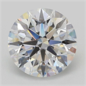 Del inventario de diamantes de laboratorio, 2.03 quilates, Redondo , Color D, claridad VS1 y certificado IGI