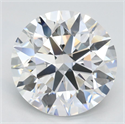 Lab Grown Diamond 3.11 Carats, Round with Ideal Cut, D Color, IF Clarity and Certified by IGI