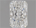 Natural Diamond 0.51 Carats, Radiant with  Cut, F Color, SI1 Clarity and Certified by GIA