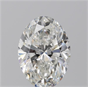 Natural Diamond 1.21 Carats, Oval with  Cut, G Color, SI1 Clarity and Certified by GIA