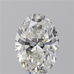 Foto Diamante Natural 1.21 quilates, Ovalado , Color G, claridad SI1 y certificado GIA de