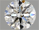 Natural Diamond 0.70 Carats, Round with Excellent Cut, E Color, SI1 Clarity and Certified by GIA