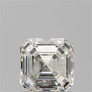 Foto Diamante Natural 1.20 quilates, Asscher , Color K, claridad VS2 y certificado GIA de