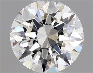 Picture of Natural Diamond 0.40 Carats, Round with Excellent Cut, H Color, VS1 Clarity and Certified by GIA