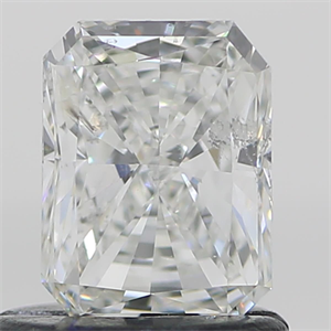 Picture of Natural Diamond 0.73 Carats, Radiant with  Cut, G Color, SI2 Clarity and Certified by GIA