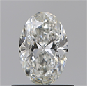 Diamante Natural 0.60 quilates, Ovalado , Color G, claridad VVS1 y certificado GIA