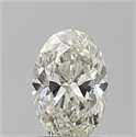 Natural Diamond 1.01 Carats, Oval with  Cut, K Color, VS2 Clarity and Certified by GIA