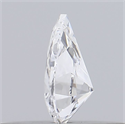 Natural Diamond 0.18 Carats, Pear with  Cut, E Color, VS1 Clarity and Certified by GIA