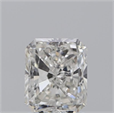 Natural Diamond 1.51 Carats, Radiant with  Cut, H Color, SI2 Clarity and Certified by GIA