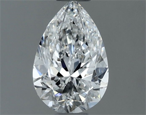 Foto Diamante Natural 0.50 quilates, De pera , Color E, claridad VS1 y certificado GIA de