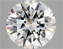 Lab Grown Diamond 4.97 Carats, Round with Excellent Cut, E Color, VVS2 Clarity and Certified by IGI