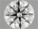 Natural Diamond 0.46 Carats, Round with Excellent Cut, E Color, VS1 Clarity and Certified by GIA