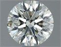Natural Diamond 0.80 Carats, Round with Excellent Cut, J Color, VS1 Clarity and Certified by IGI