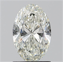 Natural Diamond 1.20 Carats, Oval with  Cut, I Color, SI2 Clarity and Certified by GIA