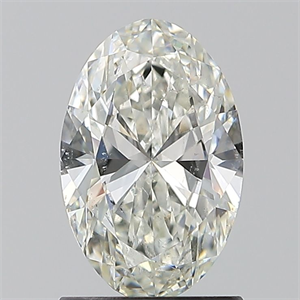 Picture of Natural Diamond 1.20 Carats, Oval with  Cut, I Color, SI2 Clarity and Certified by GIA