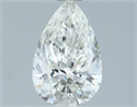 Natural Diamond 1.01 Carats, Pear with  Cut, I Color, VS2 Clarity and Certified by GIA