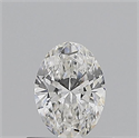 Natural Diamond 0.50 Carats, Oval with  Cut, E Color, VS2 Clarity and Certified by GIA