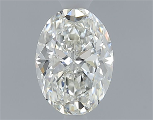 Picture of Natural Diamond 0.40 Carats, Oval with  Cut, I Color, SI1 Clarity and Certified by GIA