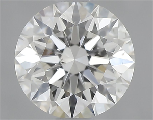 Picture of Natural Diamond 0.80 Carats, Round with Excellent Cut, H Color, SI1 Clarity and Certified by GIA