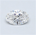 Diamante Natural 0.60 quilates, Ovalado , Color E, claridad VVS1 y certificado GIA