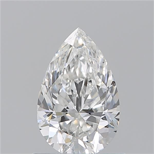 Picture of Natural Diamond 0.90 Carats, Pear with  Cut, G Color, SI2 Clarity and Certified by GIA