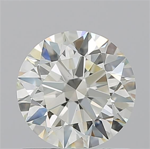 Picture of Natural Diamond 1.05 Carats, Round with Excellent Cut, M Color, VVS2 Clarity and Certified by GIA