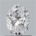 Diamante Natural 0.70 quilates, Ovalado , Color D, claridad VS1 y certificado GIA