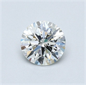 Diamante Natural 0.71 quilates, Redondo , Color I, claridad VVS1 y certificado GIA