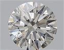 Natural Diamond 0.72 Carats, Round with Excellent Cut, F Color, VS1 Clarity and Certified by GIA
