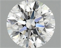 Lab Grown Diamond 1.01 Carats, Round with Excellent Cut, F Color, VS1 Clarity and Certified by IGI