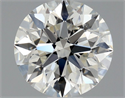 Diamante Natural 0.61 quilates, Redondo , Color H, claridad VS2 y certificado GIA