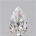 Natural Diamond 0.51 Carats, Pear with  Cut, G Color, VVS2 Clarity and Certified by GIA