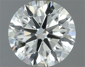 Picture of Natural Diamond 0.74 Carats, Round with Excellent Cut, K Color, SI1 Clarity and Certified by GIA
