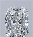 Diamante Natural 0.72 quilates, Radiante , Color F, claridad VS1 y certificado GIA