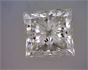 Natural Diamond 1.01 Carats, Princess with  Cut, H Color, VVS2 Clarity and Certified by GIA