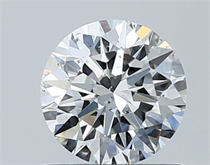 Foto Diamante Natural 0.70 quilates, Redondo , Color E, claridad SI1 y certificado GIA de