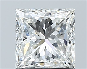Picture of Natural Diamond 1.01 Carats, Princess with  Cut, G Color, VS2 Clarity and Certified by GIA