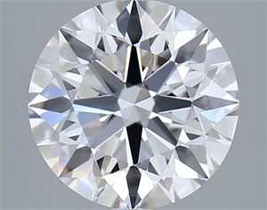 Picture of Lab Grown Diamond 3.02 Carats, Round with Excellent Cut, E Color, VVS2 Clarity and Certified by GIA