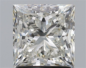 Picture of Natural Diamond 1.79 Carats, Princess with  Cut, I Color, VS1 Clarity and Certified by GIA