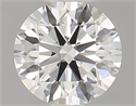 Natural Diamond 0.56 Carats, Round with Excellent Cut, K Color, VVS1 Clarity and Certified by GIA