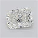 Natural Diamond 1.00 Carats, Radiant with  Cut, I Color, VS1 Clarity and Certified by GIA