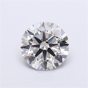 Picture of Lab Grown Diamond 1.36 Carats, Round with Ideal Cut, H Color, VVS2 Clarity and Certified by IGI