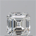 Natural Diamond 0.71 Carats, Asscher with  Cut, G Color, VVS2 Clarity and Certified by GIA