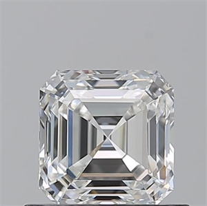Picture of Natural Diamond 0.71 Carats, Asscher with  Cut, G Color, VVS2 Clarity and Certified by GIA