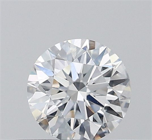 Picture of Natural Diamond 0.40 Carats, Round with Excellent Cut, D Color, VS2 Clarity and Certified by GIA