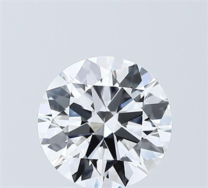 Picture of Lab Grown Diamond 2.01 Carats, Round with Ideal Cut, D Color, VVS1 Clarity and Certified by IGI