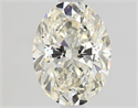Natural Diamond 1.31 Carats, Oval with  Cut, J Color, VS1 Clarity and Certified by GIA