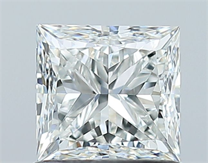 Picture of Natural Diamond 1.00 Carats, Princess with  Cut, I Color, VVS1 Clarity and Certified by GIA